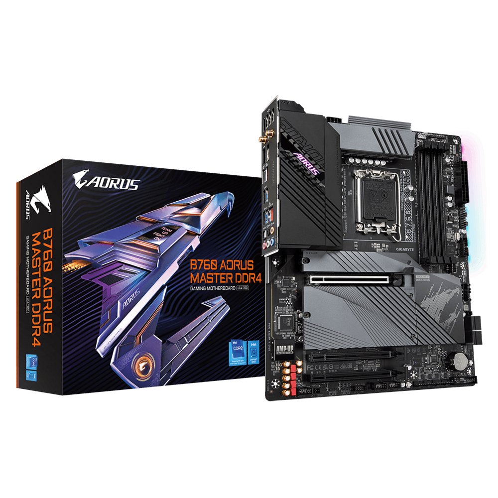 Gigabyte B760 AORUS MASTER DDR4 (rev. 1.0) | Socket LGA 1700 | Intel B760 | 4xDDR4 | ATX | Moederbord - Matmuis - Matmuis